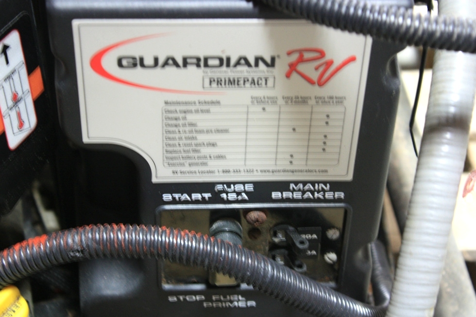 USED GUARDIAN RV 66G GAS GENERATOR FOR SALE Generators 