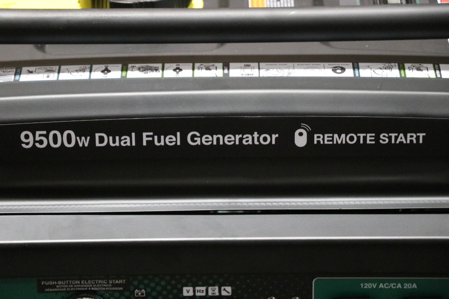 CUMMINS ONAN 9500 WATT DUAL FUEL PORTABLE GENERATOR FOR SALE Generators 