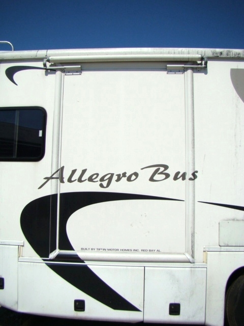 USED ALLEGRO BUS PARTS FOR SALE 2001 ALLEGRO BUS BY TIFFIN RV SALVAGE PARTS  RV Exterior Body Panels 