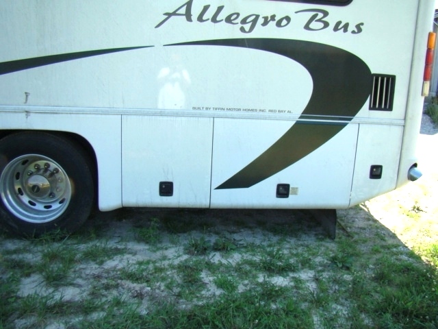 USED ALLEGRO BUS PARTS FOR SALE 2001 ALLEGRO BUS BY TIFFIN RV SALVAGE PARTS  RV Exterior Body Panels 