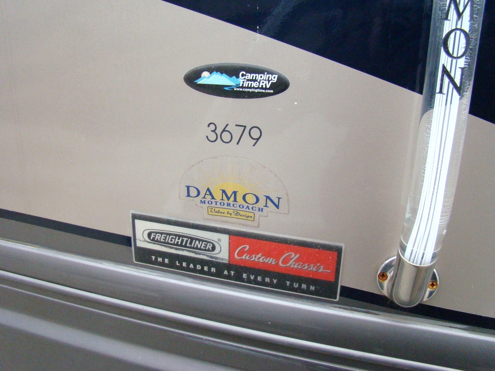 2006 DAMON ASTORIA PACIFIC EDITION. PARTS FOR SALE RV Exterior Body Panels 