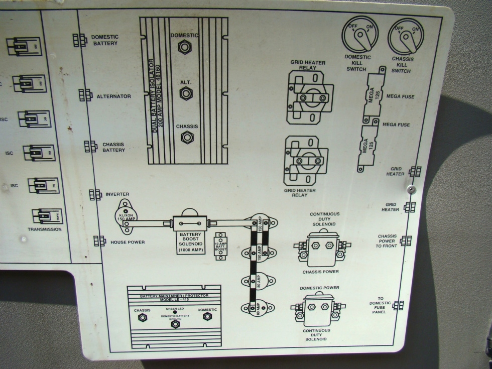 MOTORHOME SALVAGE - MONACO MOTORHOME PARTS 2000 DYNASTY RV Exterior Body Panels 
