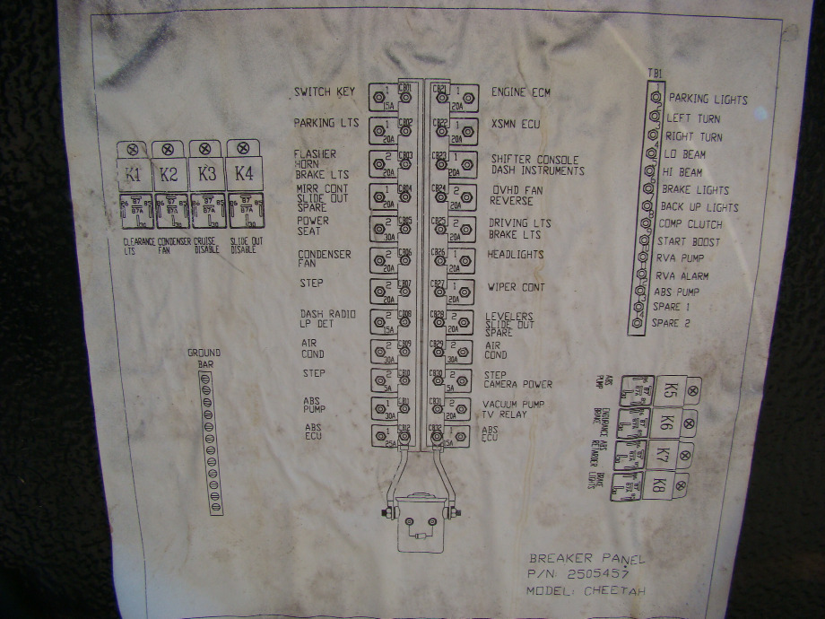 2003 BEAVER SAFARI CHEETAH USED RV PARTS FOR SALE RV Exterior Body Panels 