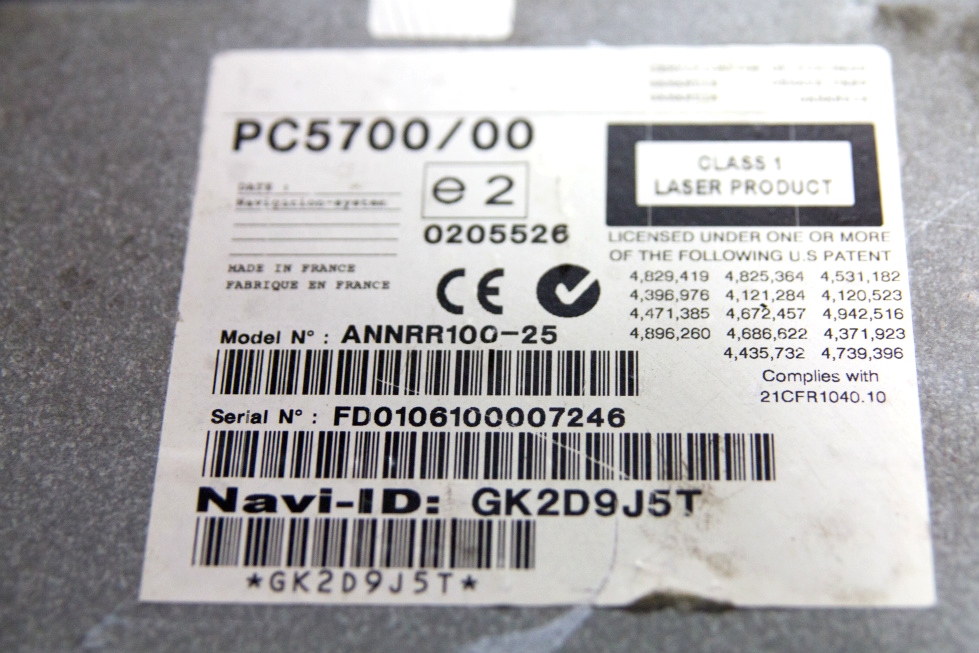 USED TMC NAVIGATION COMPUTER MODEL: ANNRR100-25  RV Electronics 