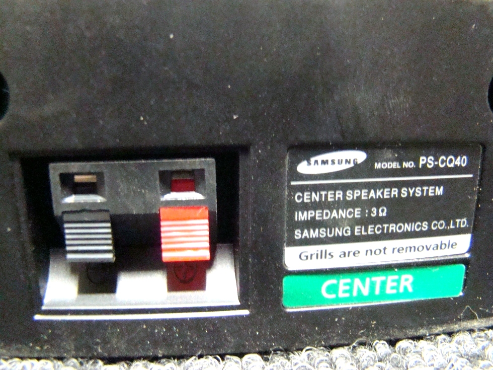USED RV/MOTORHOME 3 PC. SAMSUNG SPEAKER SET (BLACK) FOR SALE RV Electronics 