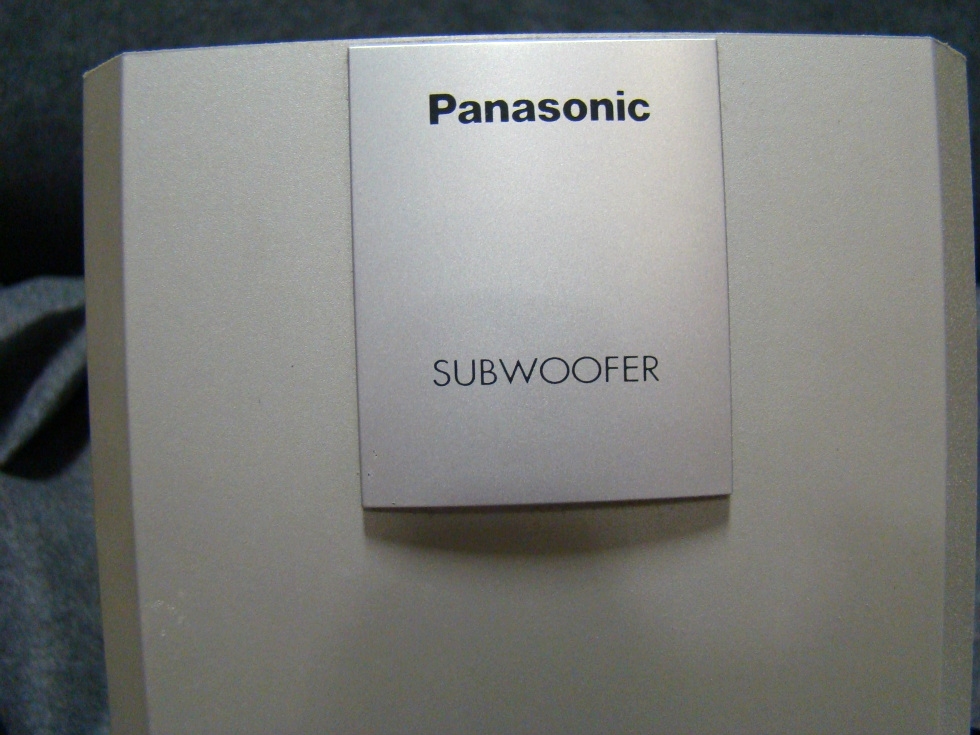 USED RV/MOTORHOME PANASONIC 4 PC SPEAKERS AND SUB (SILVER) FOR SALE RV Electronics 