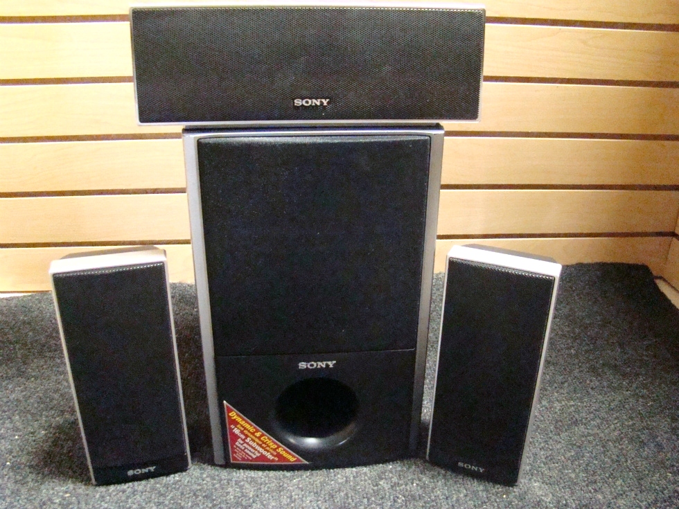 RV Electronics USED RV/MOTORHOME 4 PC SONY SURROUND SOUND SPEAKER SET