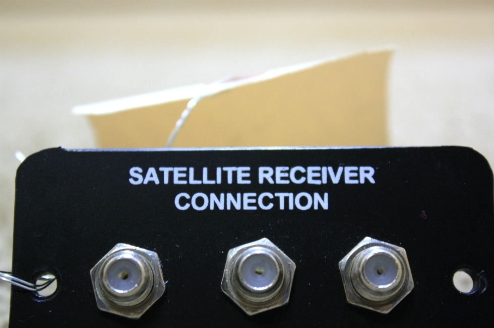 USED SATELLITE RECEIVER CONNECTION PANEL FOR SALE RV Electronics 