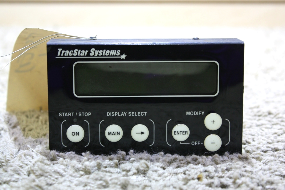 RV Electronics USED RV TRACSTAR SYSTEMS TOUCH PAD FOR SALE Motorhome