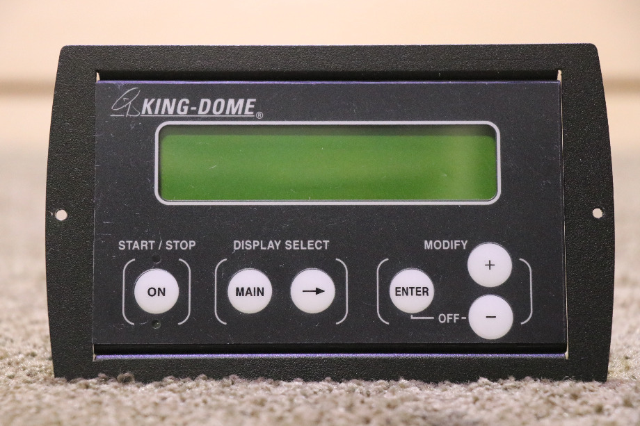 USED KING DOME SATELLITE TOUCH PAD RV/MOTORHOME PARTS FOR SALE RV Electronics 