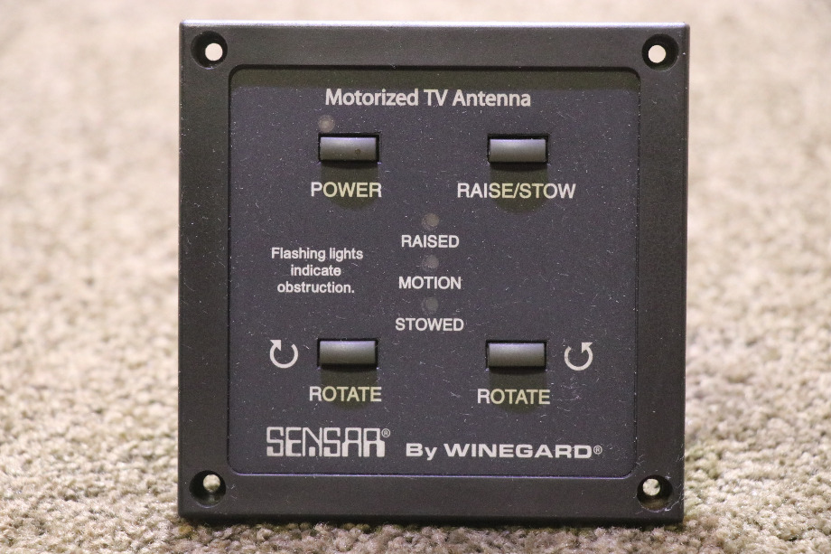 USED MOTORHOME MOTORIZED TV ANTENNA SENSAR BY WINEGARD SWITCH PANEL FOR SALE RV Electronics 