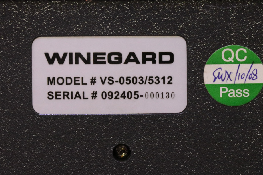 USED RV/MOTORHOME VS-0503/5312 WINEGARD ENTERTAINMENT SELECT SWITCH BOX FOR SALE RV Electronics 