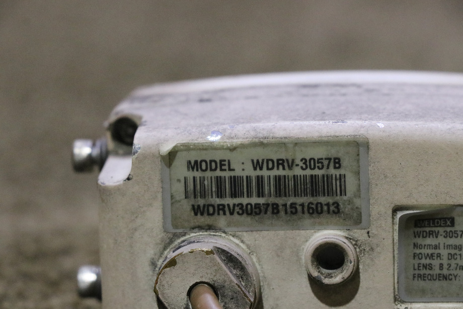 USED MOTORHOME WELDEX WDRV-3057B NORMAL IMAGE B/W CAMERA FOR SALE RV Electronics 