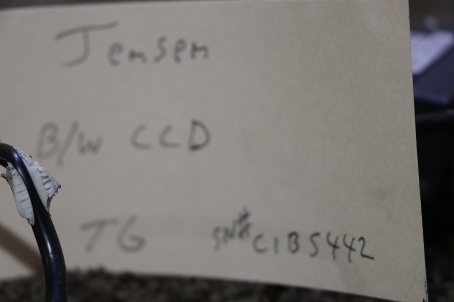USED JENSON B/W CCD CAMERA MOTORHOME PARTS FOR SALE RV Electronics 