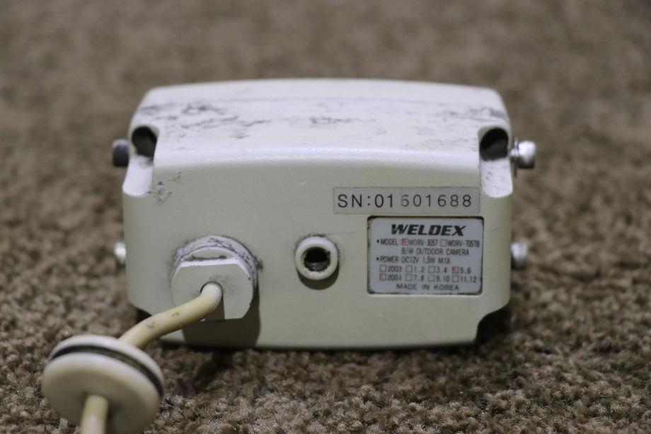 USED WDRV-3057 WELDEX B/W OUTDOOR CAMERA RV PARTS FOR SALE RV Electronics 