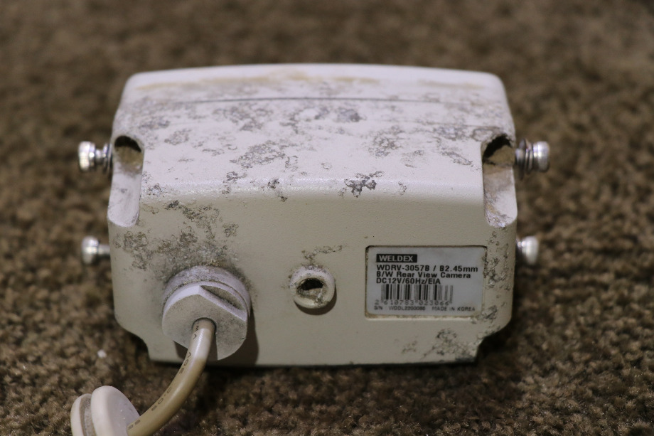 USED WELDEX WDRV-3057B B/W REAR VIEW CAMEREA MOTORHOME PARTS FOR SALE RV Electronics 