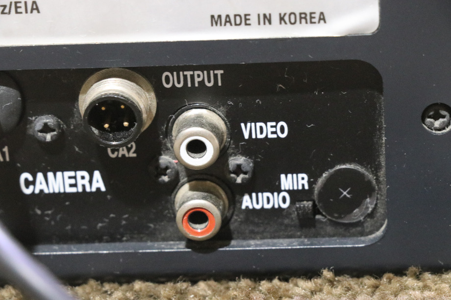 USED WELDEX B/W MONITOR WITH AUDIO WDRV-3007M RV/MOTORHOME PARTS FOR SALE RV Electronics 