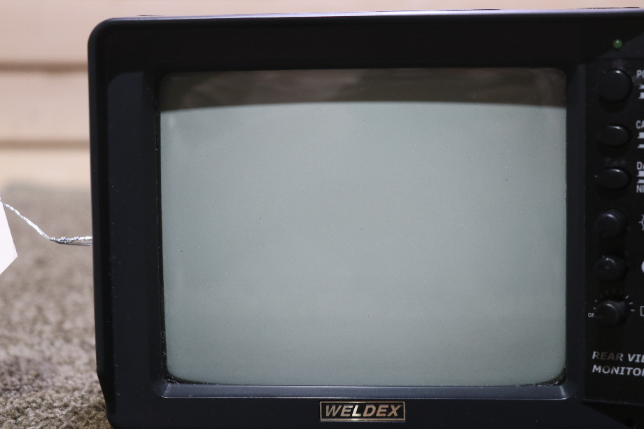 USED WELDEX B/W MONITOR WITH AUDIO WDRV-3007M RV/MOTORHOME PARTS FOR SALE RV Electronics 