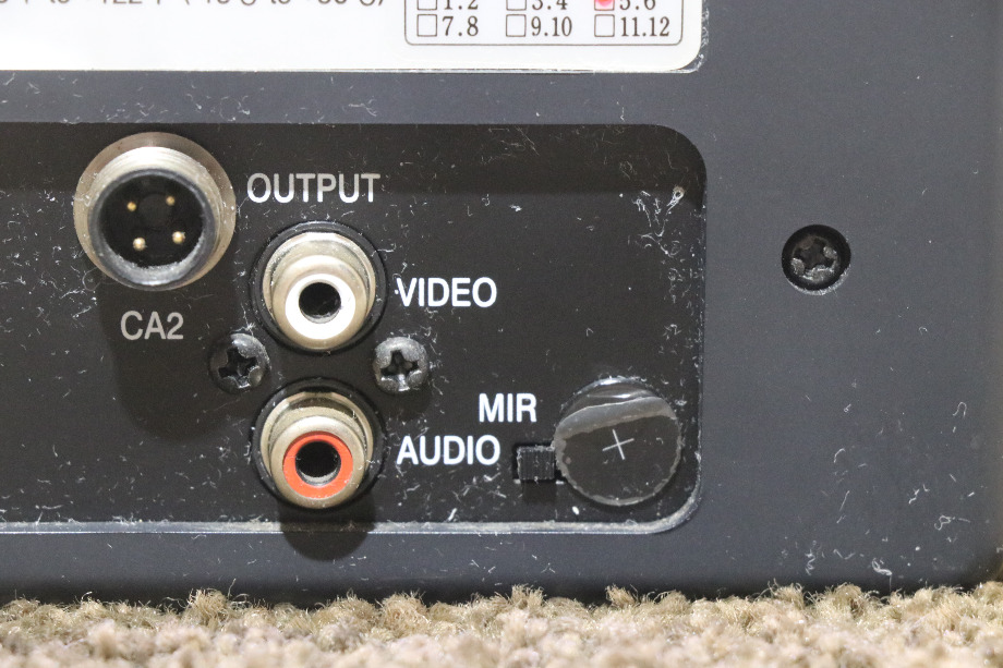 USED RV WDRV-3007 WELDEX B/W MONITOR WITH AUDIO FOR SALE RV Electronics 