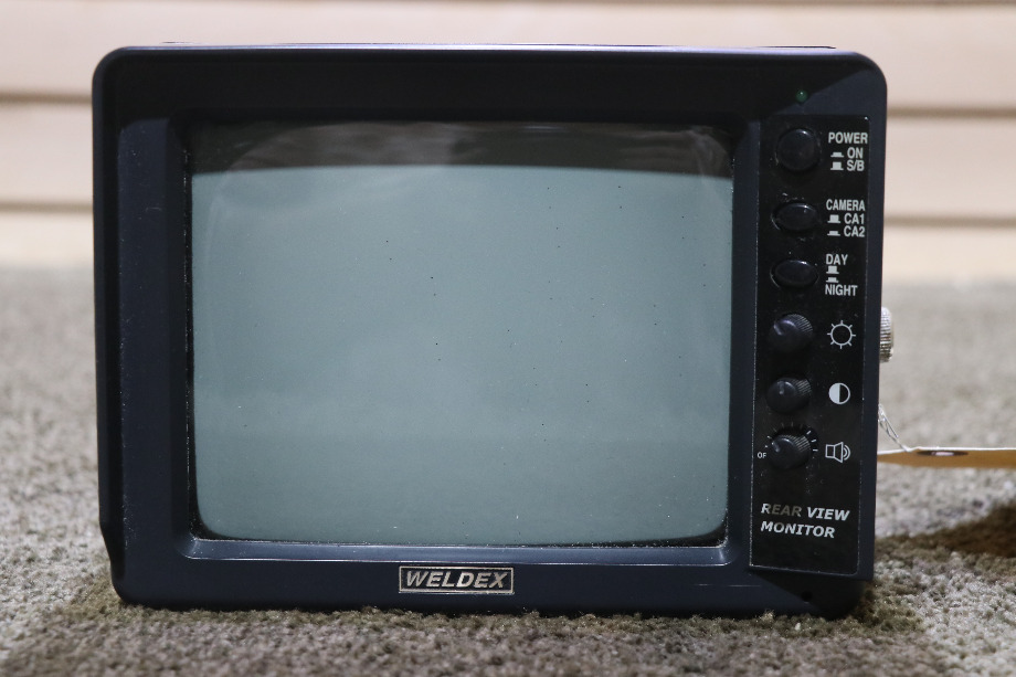 USED RV WDRV-3007 WELDEX B/W MONITOR WITH AUDIO FOR SALE RV Electronics 