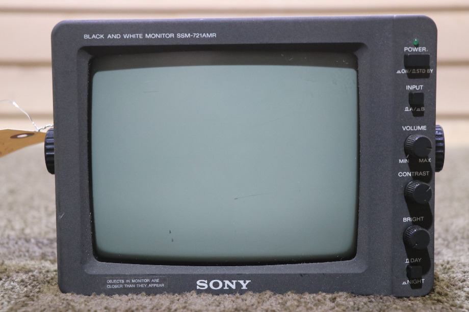 USED RV SSM-721AMR SONY B/W MONITOR FOR SALE RV Electronics 