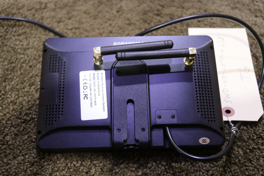 USED KOBANOICA SWD-VK-CX77+605 WIRELESS BACKUP MONITOR MOTORHOME PARTS FOR SALE RV Electronics 