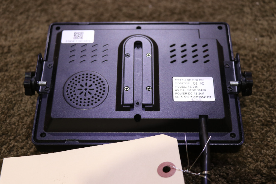 USED RVS SYSTEMS 7 INCH TFT LCD COLOR MONITOR 737035 RV/MOTORHOME PARTS FOR SALE RV Electronics 