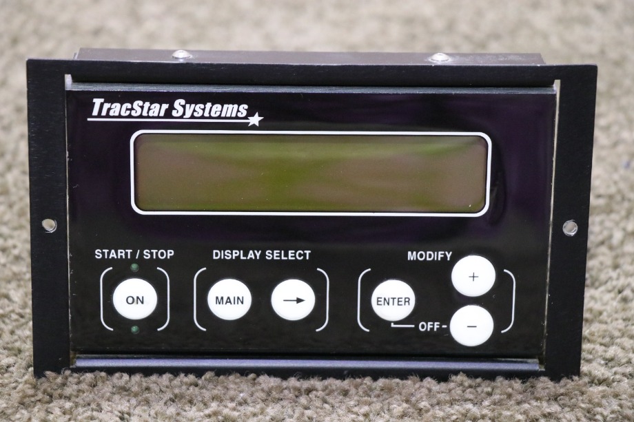 USED MOTORHOME TRACSTAR SYSTEMS REMOTE PANEL FOR SALE RV Electronics 