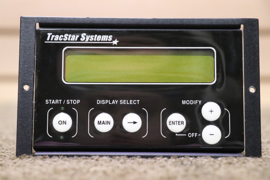 USED MOTORHOME TRACSTAR SYSTEMS REMOTE PANEL FOR SALE RV Electronics 