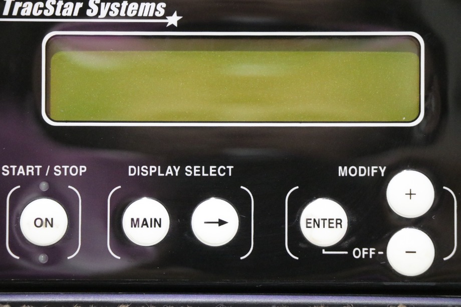 USED MOTORHOME TRACSTAR SYSTEMS REMOTE PANEL FOR SALE RV Electronics 