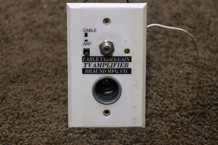 USED BRAUND MFG CO. TV AMPLIFIER RV PARTS FOR SALE RV Electronics 