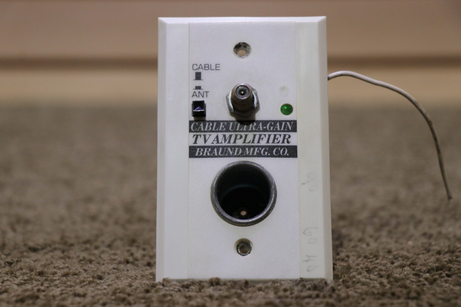 USED BRAUND MFG CO. TV AMPLIFIER RV PARTS FOR SALE RV Electronics 