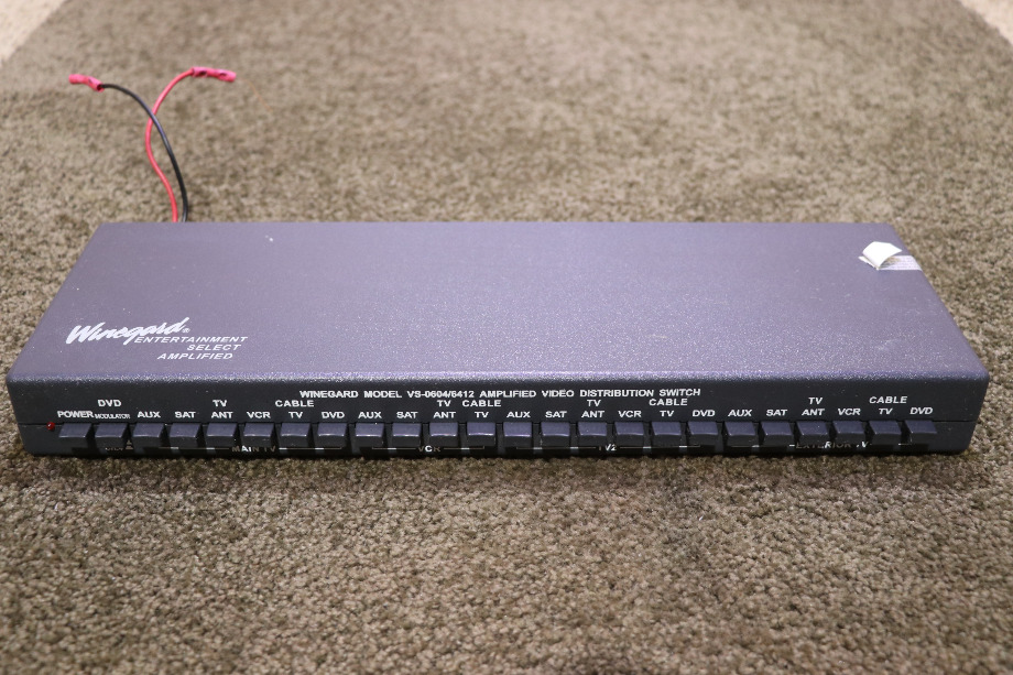 USED RV VS-0604-6412 WINEGARD AMPLIFIED VIDEO DISTRIBUTION SWITCH FOR SALE RV Electronics 