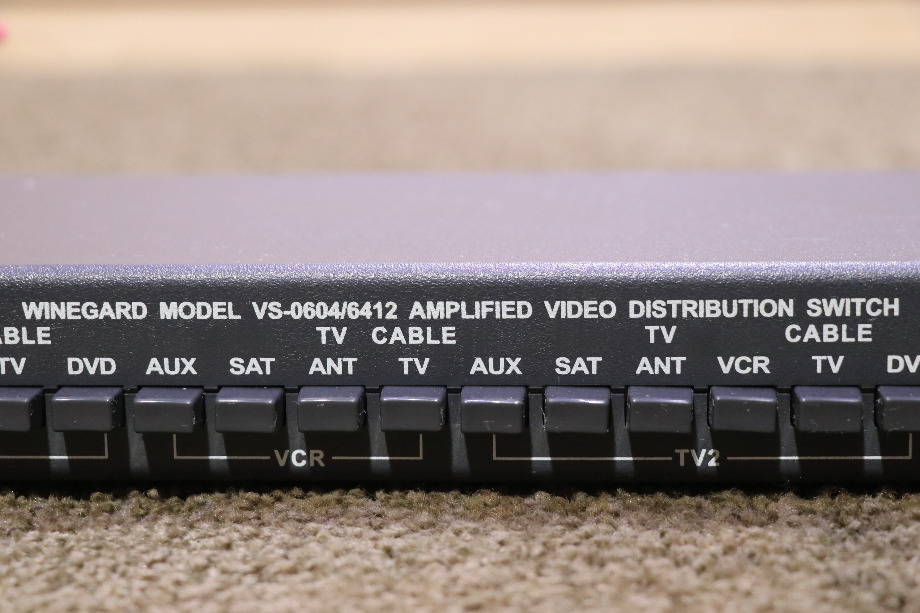 USED RV VS-0604-6412 WINEGARD AMPLIFIED VIDEO DISTRIBUTION SWITCH FOR SALE RV Electronics 