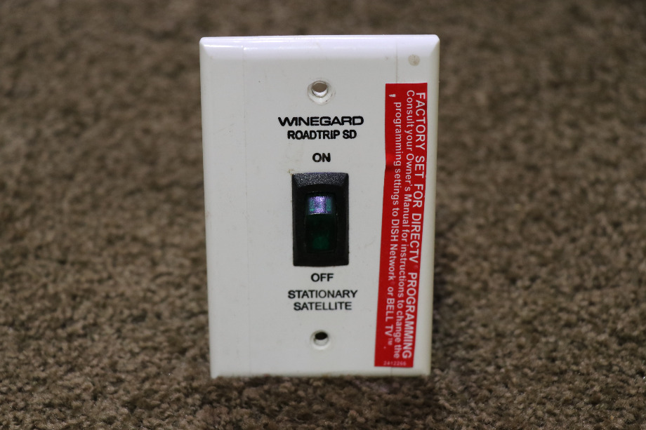 USED RV/MOTORHOME WINEGARD ROADTRIP SD ON/OFF SWITCH PANEL FOR SALE RV Electronics 