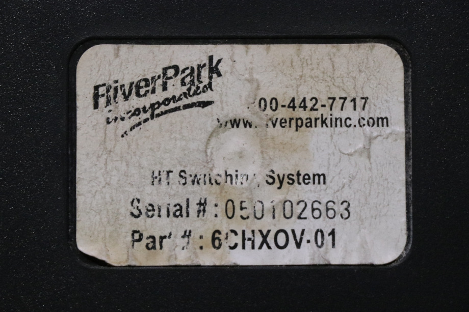 USED RIVERPARK HT SWITCHING SYSTEM 6CHXOV-01 RV/MOTORHOME PARTS FOR SALE RV Electronics 