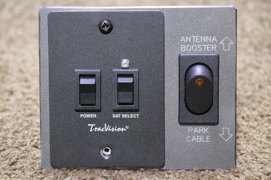 USED TRACVISION SATELLITE / ANTENNA BOOSTER / PARK CABLE SWITCH PANEL MOTORHOME PARTS FOR SALE RV Electronics 