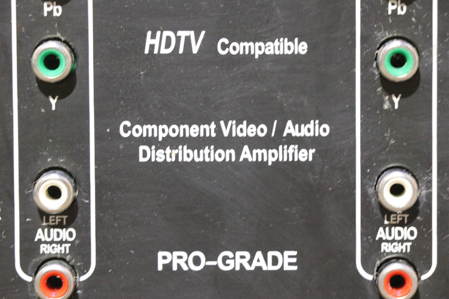 USED RV LU630 TRIPLEVISION COMPONENT VIDEO / AUDIO DISTRIBUTION AMPLIFIER FOR SALE RV Electronics 