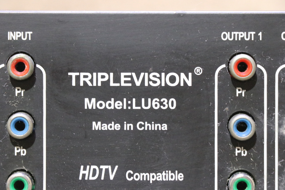 USED RV LU630 TRIPLEVISION COMPONENT VIDEO / AUDIO DISTRIBUTION AMPLIFIER FOR SALE RV Electronics 