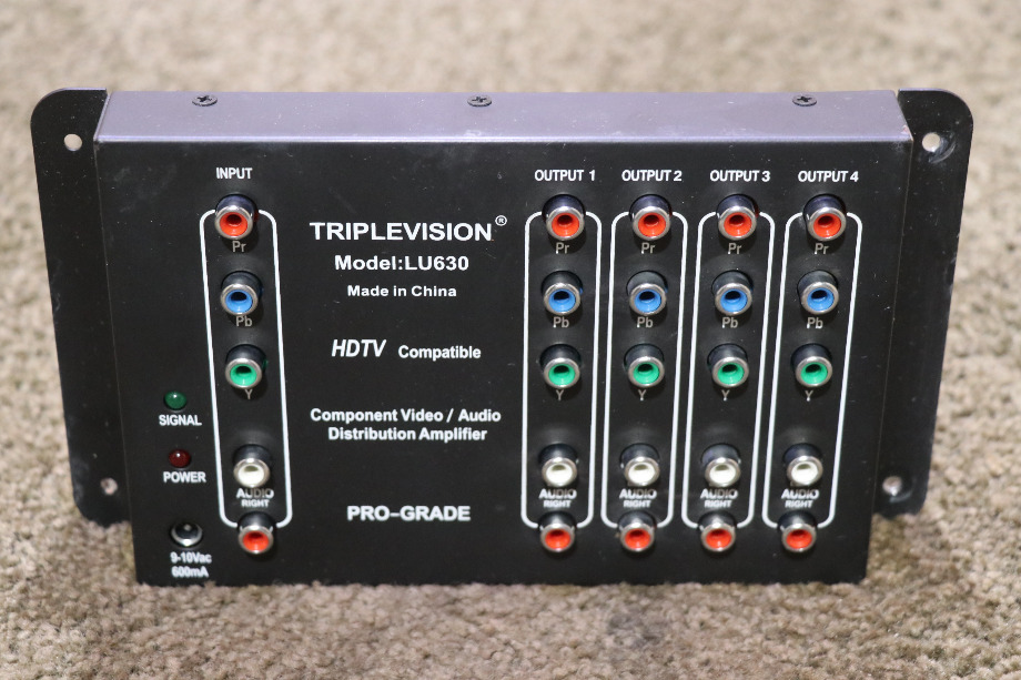 USED MOTORHOME TRIPLEVISION LU630 COMPONENTS VIDEO / AUDIO DISTRIBUTION AMPLIFIER FOR SALE RV Electronics 