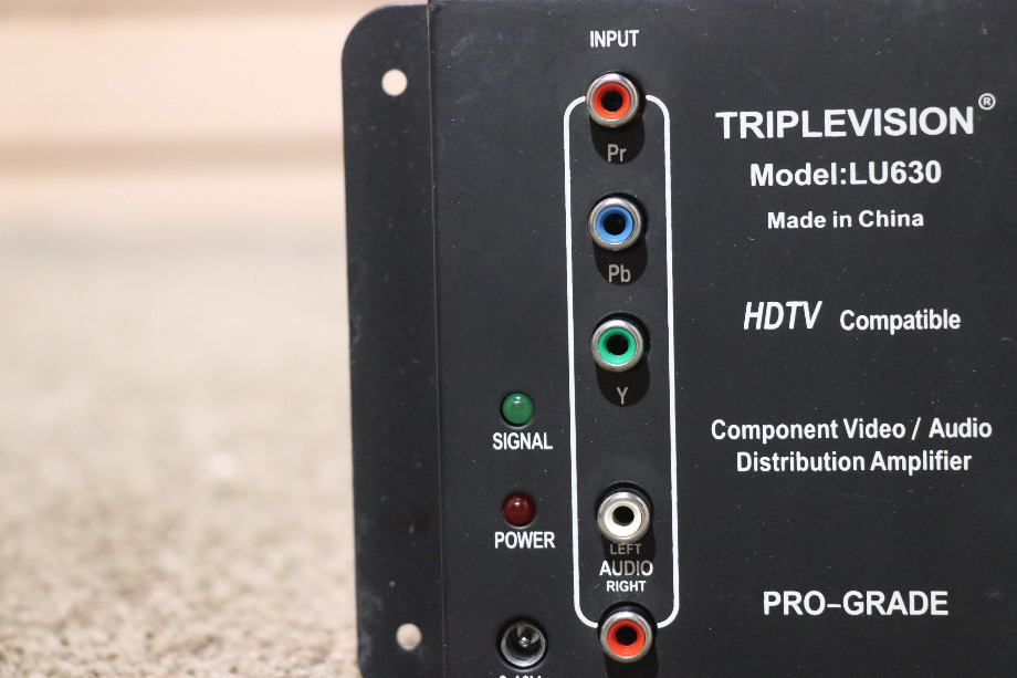 USED MOTORHOME TRIPLEVISION LU630 COMPONENTS VIDEO / AUDIO DISTRIBUTION AMPLIFIER FOR SALE RV Electronics 