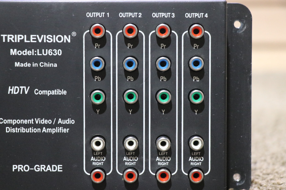 USED MOTORHOME TRIPLEVISION LU630 COMPONENTS VIDEO / AUDIO DISTRIBUTION AMPLIFIER FOR SALE RV Electronics 