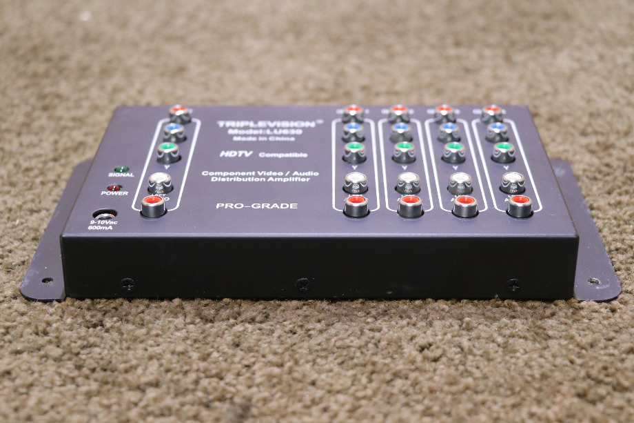 USED MOTORHOME TRIPLEVISION LU630 COMPONENTS VIDEO / AUDIO DISTRIBUTION AMPLIFIER FOR SALE RV Electronics 