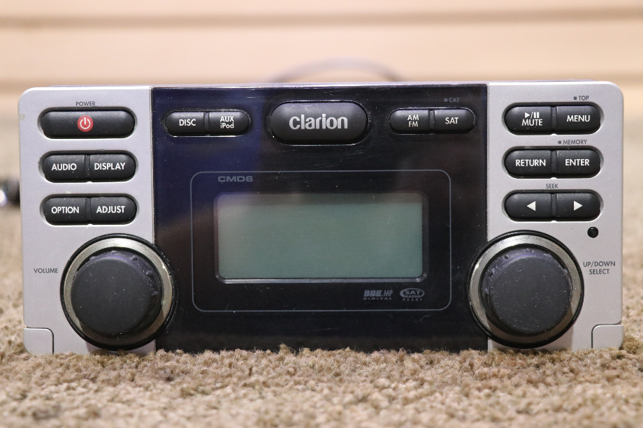 USED CMD6 CLARION WATERTIGHT MARINE CD/USB RECEIVER FOR SALE RV Electronics 