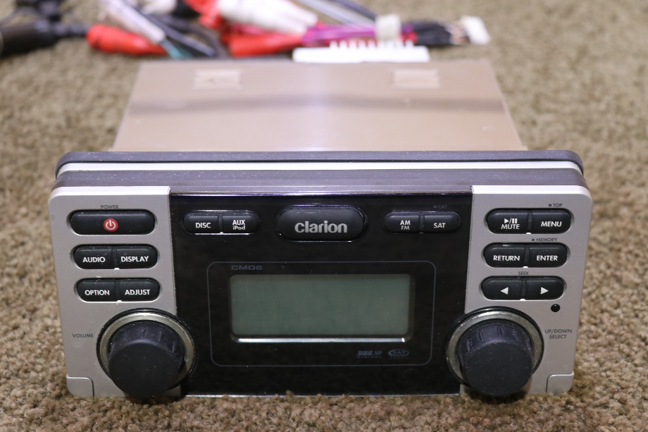 USED CMD6 CLARION WATERTIGHT MARINE CD/USB RECEIVER FOR SALE RV Electronics 