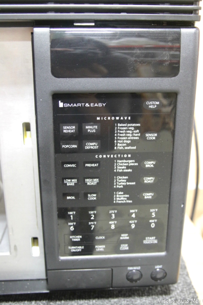 USED RV/MOTORHOME SHARP CAROUSEL CONVECTION MICROWAVE OVEN MODEL: R-1870 SN: 436710 RV Appliances 
