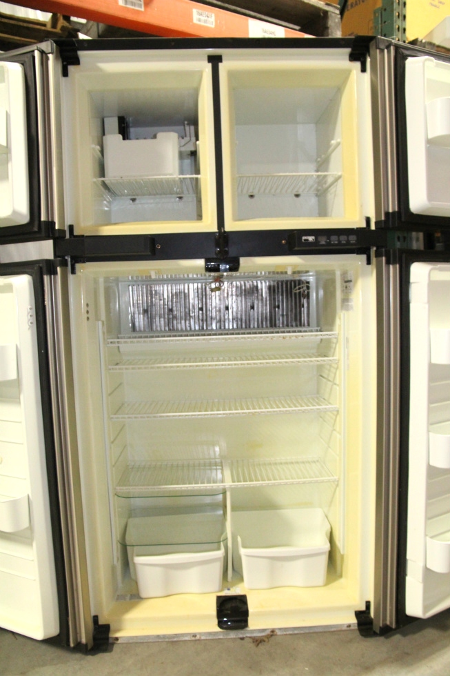 USED NORCOLD STAINLESS STEEL REFRIGERATOR | NORDCOLD MODEL: 1210IMSS SN: 10012523 RV Appliances 