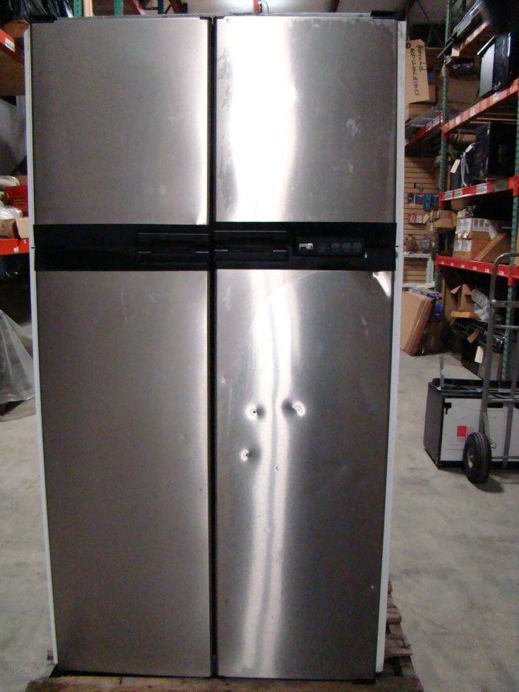 USED OLD STOCK NORCOLD STAINLESS REFRIGERATOR MODEL # 1200LRIM PRICE $2,000.00 RV Appliances 