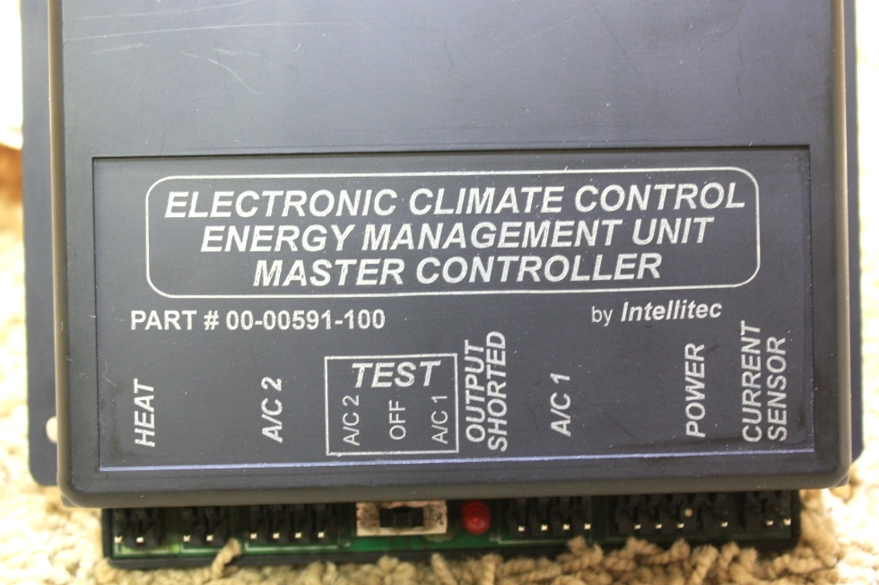 USED INTELLITEC ELECTRONIC CLIMATE CONTROL ENERGY MANAGEMENT UNIT 00-0591-100 FOR SALE RV Appliances 