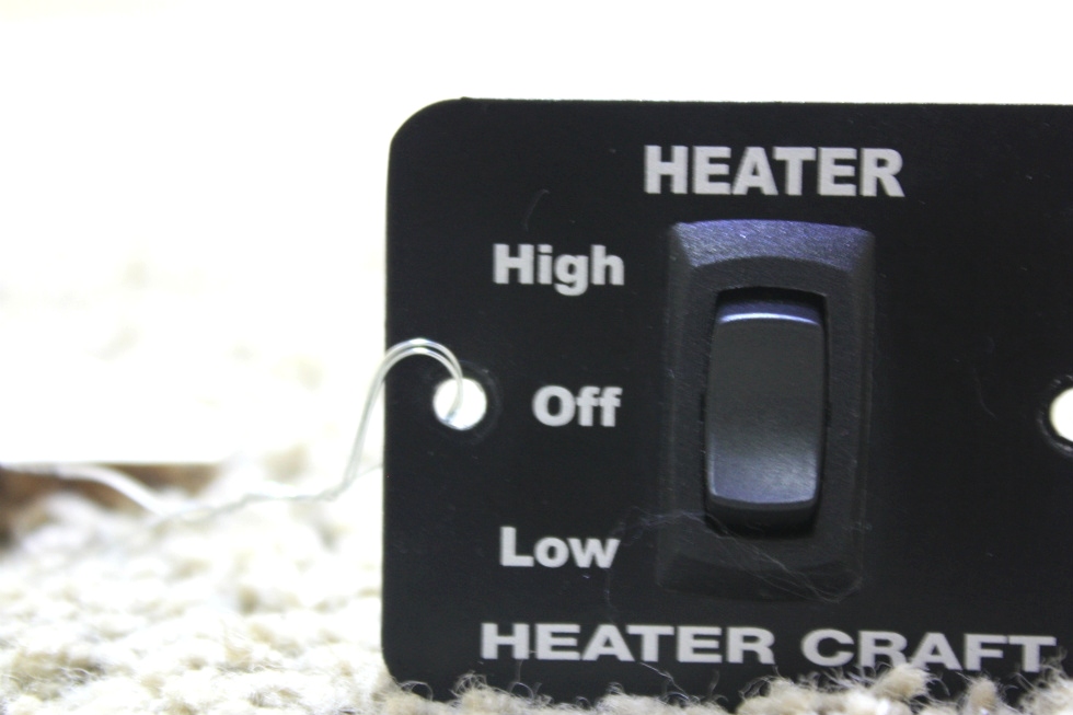 USED MOTORHOME HEATER CRAFT SWITCH FOR SALE RV Appliances 